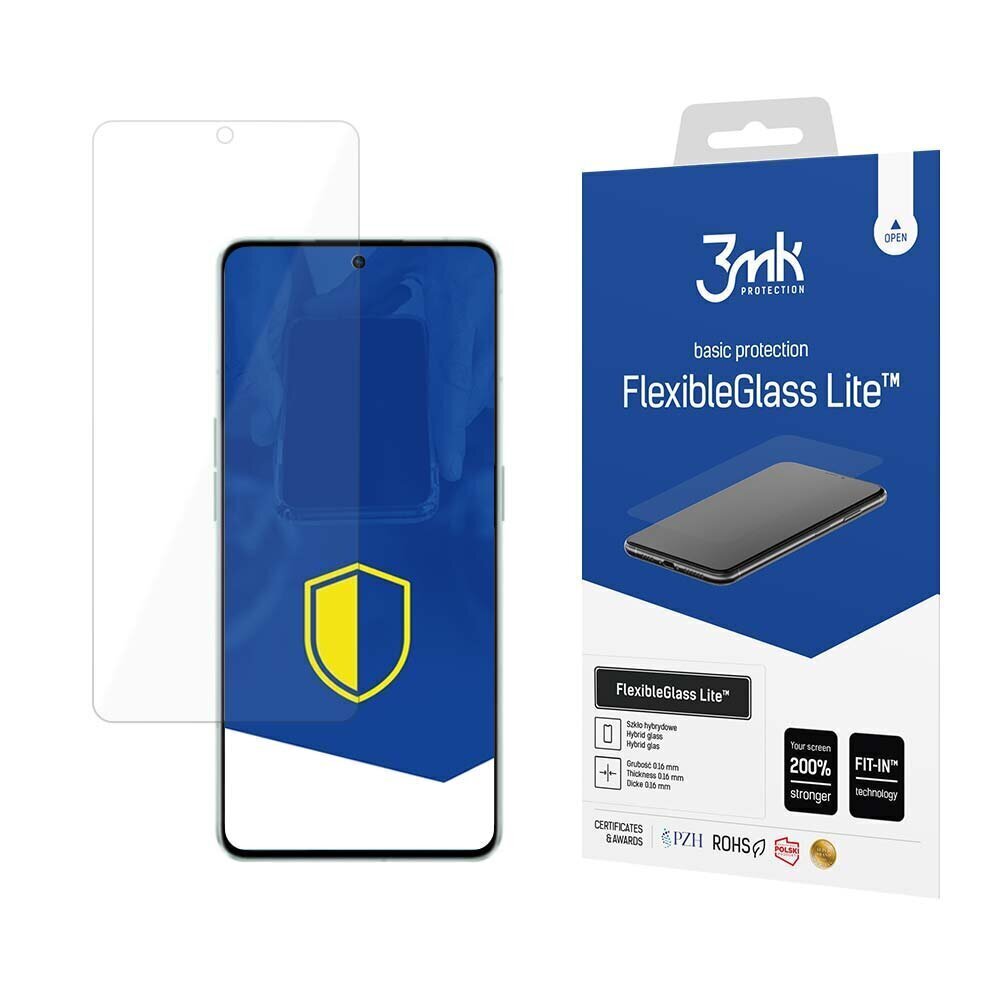 Oppo Reno 8 Pro+ 5G - 3mk FlexibleGlass Lite™ screen protector cena un informācija | Ekrāna aizsargstikli | 220.lv