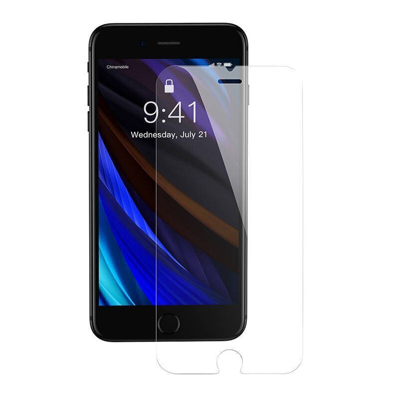 Tempered glass 0.3mm Baseus for iPhone SE 2 / iPhone SE 3 cena un informācija | Ekrāna aizsargstikli | 220.lv