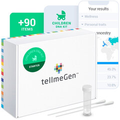 Генетический тест Tellmegen Children Starter цена и информация | Товары для здоровья ребенка | 220.lv