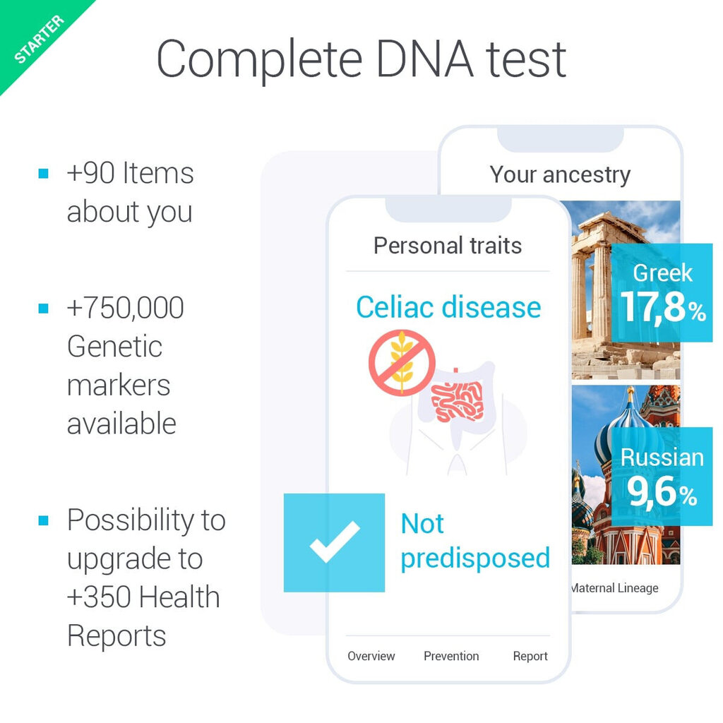 Ģenētiskais tests Tellmegen Starter Individuāls cena un informācija | Jaundzimušo aprūpes preces | 220.lv