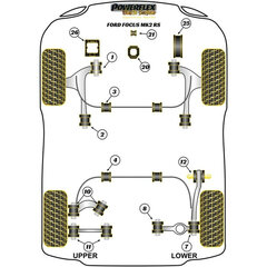 Silentblock Powerflex PFF19-1203-24 (2 pcs) 24 mm cena un informācija | Auto piederumi | 220.lv