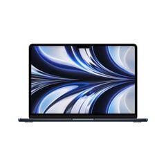 MacBook Air 13” Apple M2 8C CPU, 8C GPU/8GB/256GB SSD/Midnight/INT - MLY33ZE/A kaina ir informacija | Ноутбуки | 220.lv