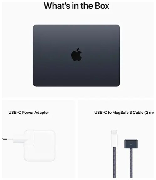 Apple MacBook Air 13” Apple M2 8/512GB Midnight INT MLY43ZE/A cena un informācija | Portatīvie datori | 220.lv