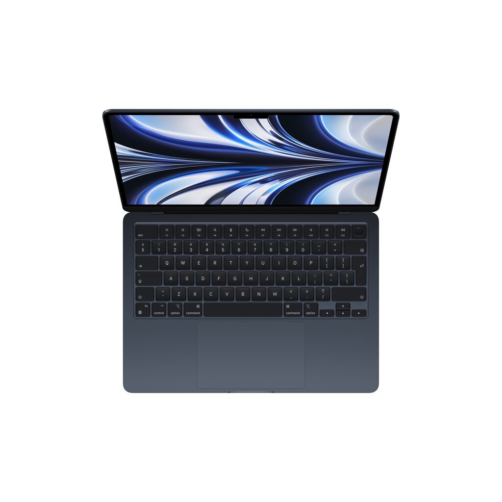 MacBook Air 13” Apple M2 8C CPU, 10C GPU/8GB/512GB SSD/Midnight/INT - MLY43ZE/A cena un informācija | Portatīvie datori | 220.lv