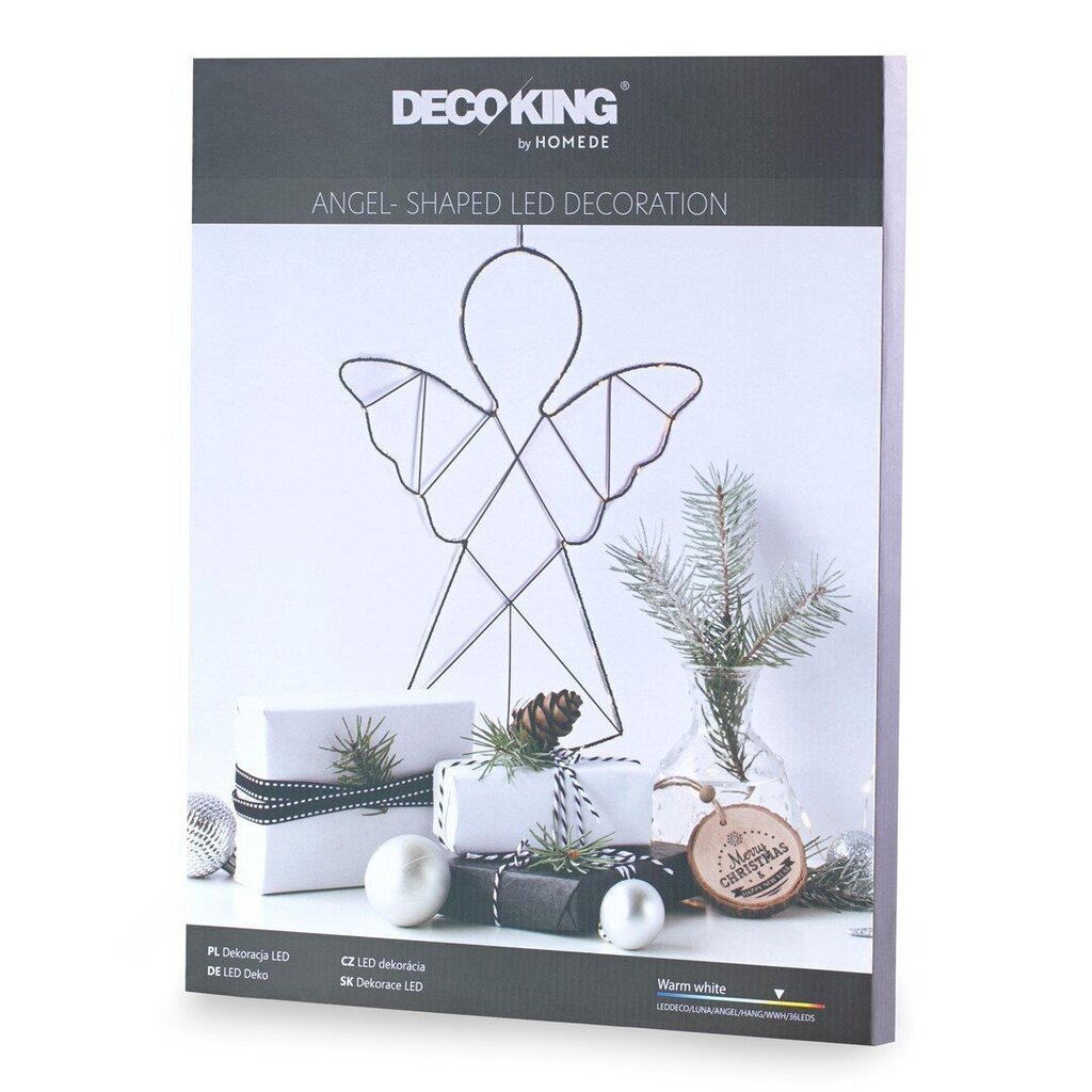 Dekorācija DecoKing Decorative LED Light WWH/36LEDS cena un informācija | Ziemassvētku dekorācijas | 220.lv