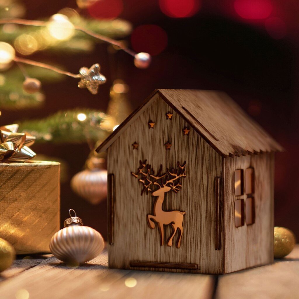 Dekorācija DecoKing Hut LED Decoration Silva, 5 gab. cena un informācija | Ziemassvētku dekorācijas | 220.lv