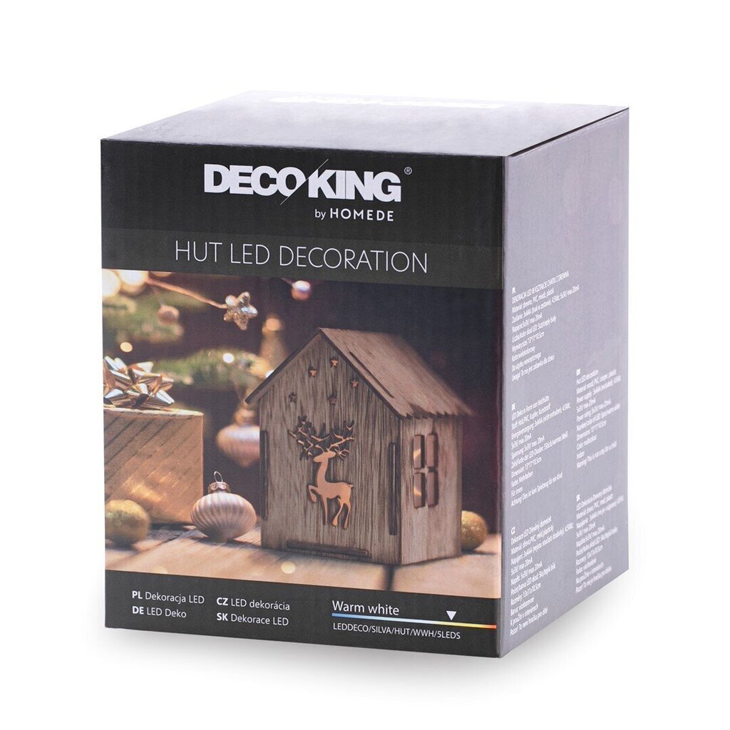 Dekorācija DecoKing Hut LED Decoration Silva, 5 gab. cena un informācija | Ziemassvētku dekorācijas | 220.lv
