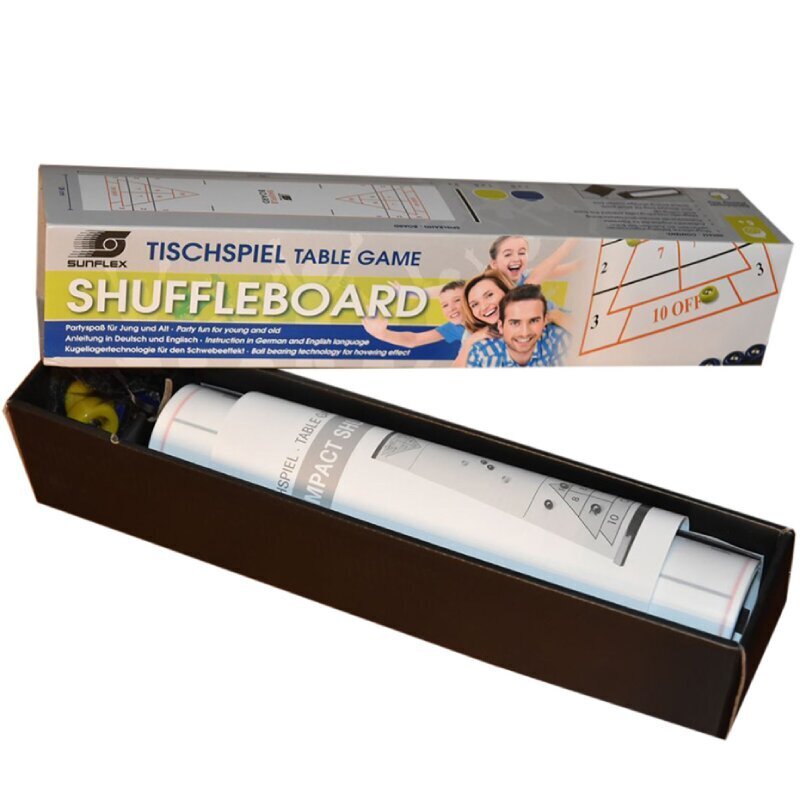 Galda spēle Shuffleboard Sunflex FunSport 80412 цена и информация | Galda spēles | 220.lv