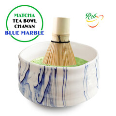 Matcha Chawan - Blue Marble - Чаша для приготовления чая Матча, 500 мл. цена и информация | Кухонные принадлежности | 220.lv