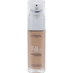 L´Oréal Paris True Match kosmētikas produkts 30 ml, N5 Sand cena un informācija | Grima bāzes, tonālie krēmi, pūderi | 220.lv