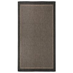 vidaXL āra paklājs, 80x150 cm, tumši brūns cena un informācija | Paklāji | 220.lv