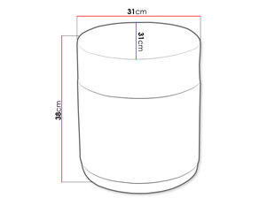 Тумбадный комплект STORNIA-сухой бархат цена и информация | Кресла-мешки и пуфы | 220.lv