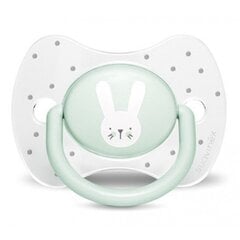 Silikona knupītis Suavinex Hygge Baby, 18+ mēn., Rabbit Green цена и информация | Пустышки | 220.lv