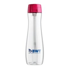 Бутылка для воды BWT Sport Tritan, розовая, 600 мл цена и информация | Фляги для воды | 220.lv