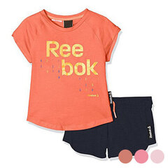 Children's Sports Outfit Reebok G ES SS: Цвет - Коралл цена и информация | Комплекты для девочек | 220.lv