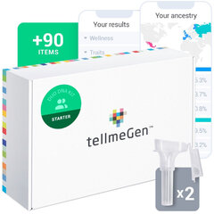 Генетический тест Tellmegen Duo Starter цена и информация | Товары для здоровья ребенка | 220.lv