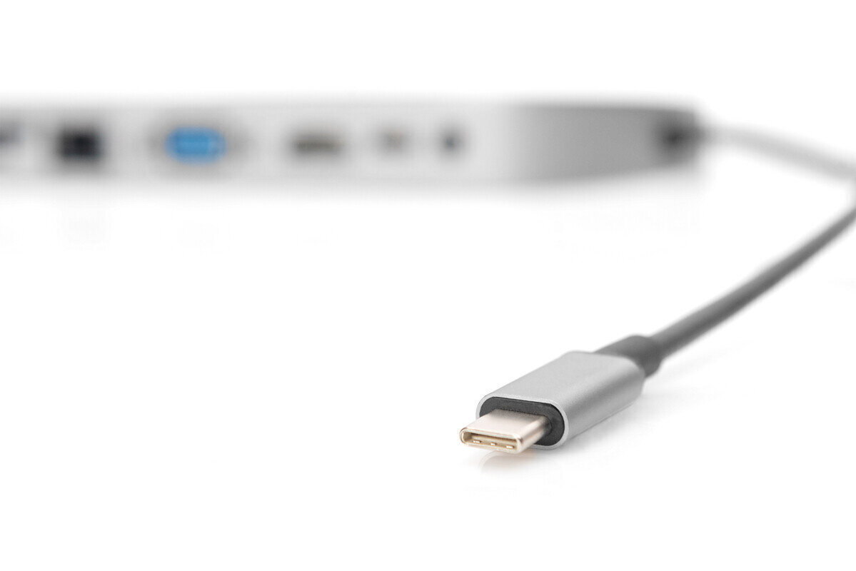 Digitus USB-C dokstacija cena un informācija | Adapteri un USB centrmezgli | 220.lv