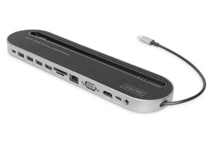 Digitus USB-C dokstacija cena un informācija | Adapteri un USB centrmezgli | 220.lv