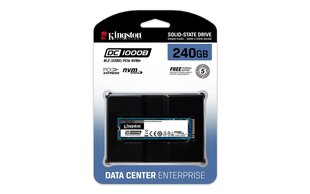 Kingston Dysk SSD 240G DC1000B M.2 2280 NVMe цена и информация | Внутренние жёсткие диски (HDD, SSD, Hybrid) | 220.lv