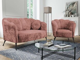 Mēbeļu komplekts Terkaz-Eureka 2142, rozā cena un informācija | Dīvānu komplekti | 220.lv