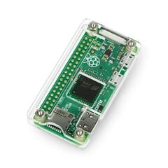 Чехол для Raspberry Pi Zero V1.3 - открытый - прозрачный цена и информация | Электроника с открытым кодом | 220.lv