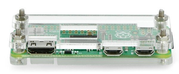 Korpuss, piemērots Raspberry Pi Zero V1.3 - atvērts - caurspīdīgs цена и информация | Atvērtā koda elektronika | 220.lv