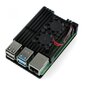 Raspberry Pi 4B WiFi 8GB RAM komplekts ar piederumiem - korpuss ar diviem ventilatoriem cena un informācija | Atvērtā koda elektronika | 220.lv