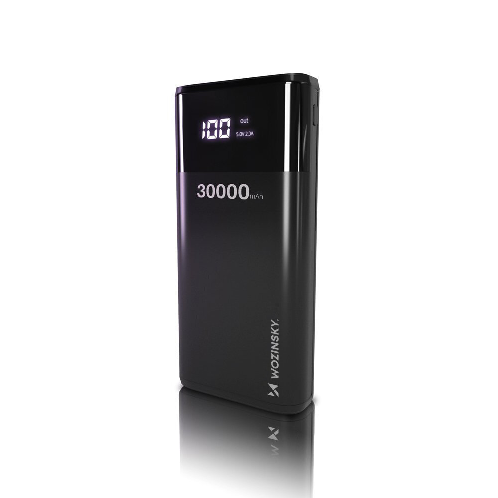 Rezerves barošanas avots 30000mAh 4 x USB, LCD, 4 A cena un informācija | Lādētāji-akumulatori (Power bank) | 220.lv