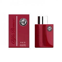 Туалетная вода Alfa Romeo Red EDT для мужчин, 75 мл цена и информация | Мужские духи | 220.lv