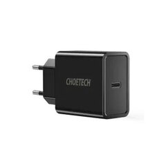 Зарядное устройство CHOETECH USB Type-C + кабель Type C, 18Вт, PD цена и информация | Зарядные устройства для телефонов | 220.lv