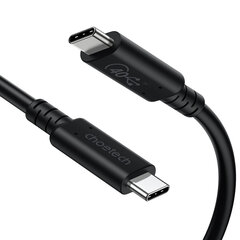 Кабель Choetech USB4, USB-C - USB-C, 40 Гбит/с, 100 Вт, 20 В/ 5 А, 8K/ 60 Гц, 0,8 м цена и информация | Кабели для телефонов | 220.lv