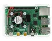 Raspberry Pi 4B/3B+/3B/2B korpuss, atverams, ar ventilatoru - caurspīdīgs цена и информация | Atvērtā koda elektronika | 220.lv