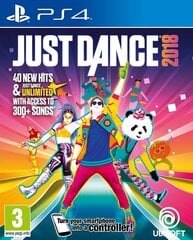 Just Dance 2018 PS4 EU Pegi. цена и информация | Компьютерные игры | 220.lv