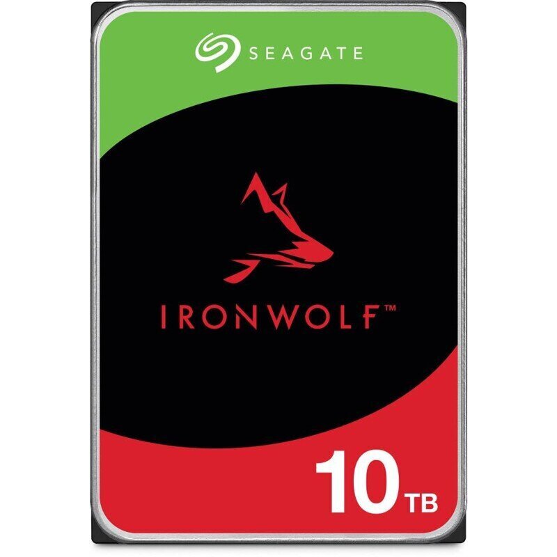 Cietais disks|SEAGATE|IronWolf|10TB|SATA 3.0|256 MB|7200 apgr./min|3,5"|ST10000VN000 cena un informācija | Iekšējie cietie diski (HDD, SSD, Hybrid) | 220.lv