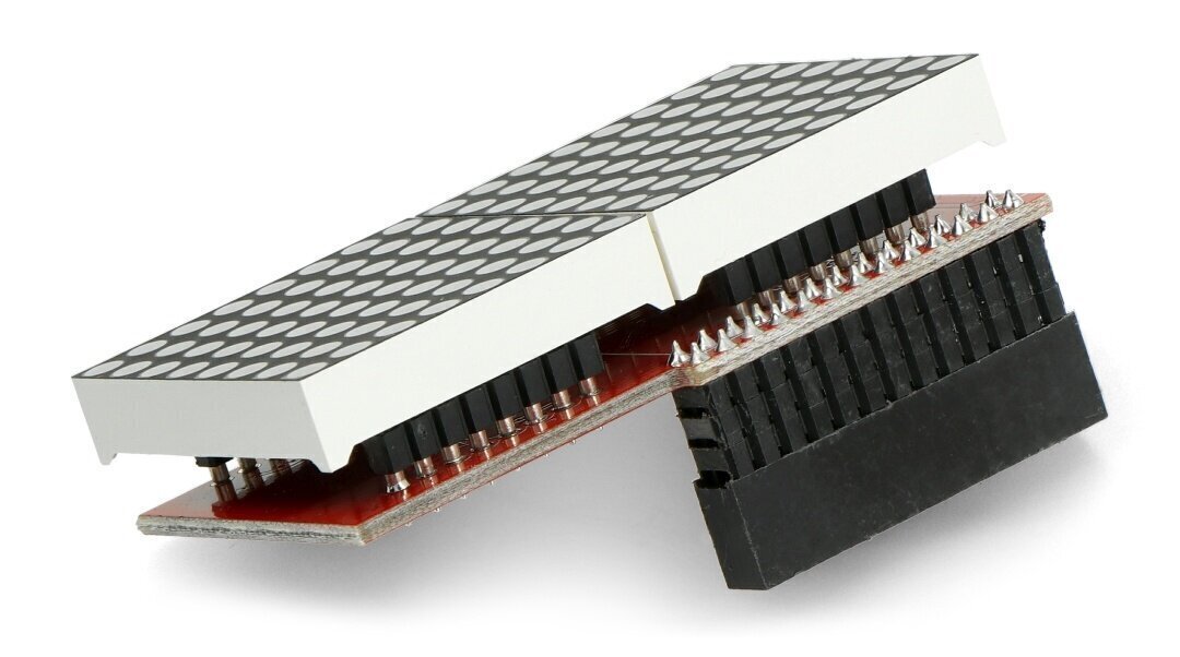LED matrica 16x8 MAX7219, piemērota Raspberry Pi цена и информация | Atvērtā koda elektronika | 220.lv