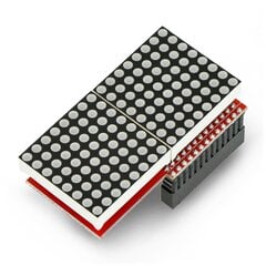 LED matrica 16x8 MAX7219, piemērota Raspberry Pi cena un informācija | Atvērtā koda elektronika | 220.lv