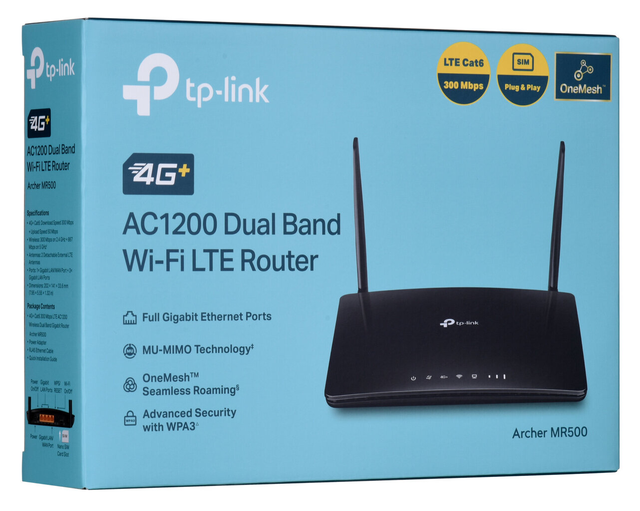 TP-Link MR500 cena un informācija | Rūteri (maršrutētāji) | 220.lv