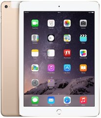 iPad Air 2 9.7", 16GB, WiFi + Cellular, золотой (подержанный, состояние A) цена и информация | Планшеты | 220.lv