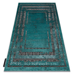 Современный винтажный ковёр De Luxe 1516, зелёный цена и информация | Ковры | 220.lv