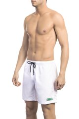 Pludmales šorti, BIKKEMBERGS Medium boardshort WHITE cena un informācija | Peldšorti, peldbikses | 220.lv