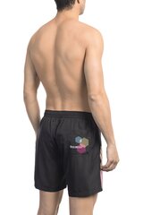 Pludmales šorti, BIKKEMBERGS Medium boardshort BLACK cena un informācija | Peldšorti, peldbikses | 220.lv