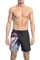 Pludmales šorti, BIKKEMBERGS Medium boardshort BLACK cena un informācija | Peldšorti, peldbikses | 220.lv