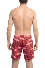 Pludmales šorti, BIKKEMBERGS Medium boardshort RED cena un informācija | Peldšorti, peldbikses | 220.lv