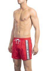 Pludmales šorti, BIKKEMBERGS Short boardshort RED cena un informācija | Peldšorti, peldbikses | 220.lv