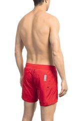 Pludmales šorti, BIKKEMBERGS Short boardshort RED cena un informācija | Peldšorti, peldbikses | 220.lv