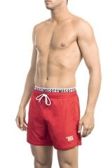 Pludmales šorti, BIKKEMBERGS Short boardshort RED cena un informācija | Peldšorti, peldbikses | 220.lv