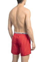 Pludmales šorti, BIKKEMBERGS Short boardshort RED cena un informācija | Peldšorti, peldbikses | 220.lv