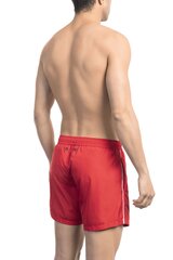 Pludmales šorti, BIKKEMBERGS Short boardshort RED cena un informācija | Peldšorti, peldbikses | 220.lv