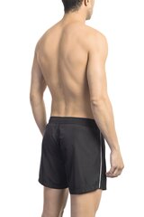 Pludmales šorti, BIKKEMBERGS Short boardshort BLACK cena un informācija | Peldšorti, peldbikses | 220.lv