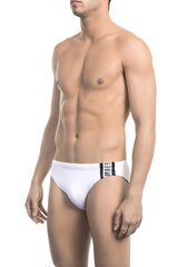 Peldšorti, BIKKEMBERGS Speedo model 1(CINT.RIGIRATO) WHITE & BLACK cena un informācija | Peldšorti, peldbikses | 220.lv